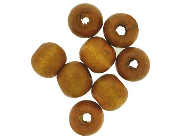 Bola/conta madeira cerejeira - 16 mm - 50 gr (+/-40 peças)MA-179